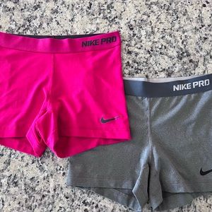 nike pro 3" shorts
